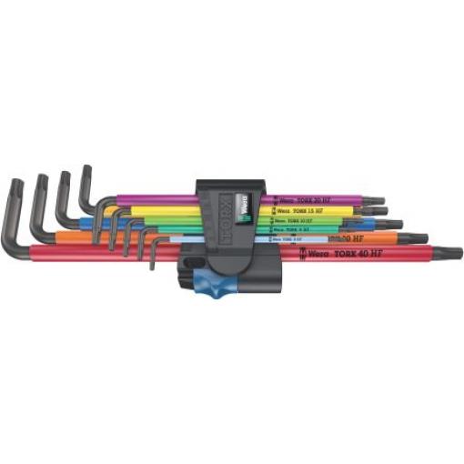 Sada klíčů Torx, počet kusů: 9 1 x TX 10 x 112, 1 x TX 15 x 123, 1 x TX 20 x 137, 1 x TX 25 x 154, 1 x TX 27 x 172, 1 x