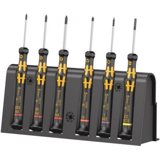 Sada šroubováků, počet kusů: 9 Microstix, Křížový, Ploché, Torx Plus Přesný Wera Dávkovač pájení druhé cívky ESD