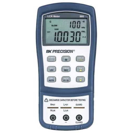 Měřič LCR, číslo modelu: BK880 Ruční 20 mF 10 mΩ 1000 h 100 kHz BK Precision
