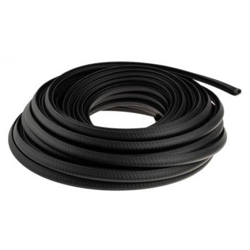 Ochrana hran, Nitrilový kaučuk (NBR) barva Černá, délka: 20 m x 15 mm x 11 mm RS PRO