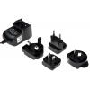 RS PRO Adaptér AC/DC 6 W, výstup: 15V dc, počet výstupů: 1 2.1 x 5.5 x 12 mm Kladný pól na středu, 2.5 x 5.5 x 12 mm