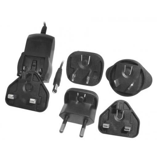 Adaptér AC/DC, výstup: 24V dc, počet výstupů: 1 AC/DC adaptér 250mA 6W zástrčka zaměnitelná Regulované
