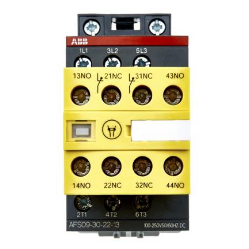 ABB Jokab 2 NO, 2 NC Stykač napětí ve vinutí 100V ac/dc, 250 V ac/dc 3pólový 25 A 600V ac 9 kW s 3 NO kontakty 24V