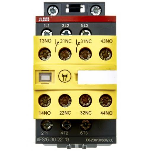 ABB Jokab 2 NO, 2 NC Stykač napětí ve vinutí 100V ac/dc, 250 V ac/dc 3pólový 30 A 600V ac 9 kW s 3 NO kontakty 24V