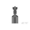TE Connectivity Zásuvný konektor, řada: FASTIN-FASTON .250 Neizolované, 7.49 x 3.3 mm, Černá Vnitřní, celková délka:
