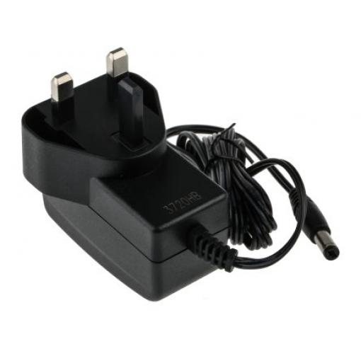 RS PRO Adaptér AC/DC 12 W, výstup: 12V dc, počet výstupů: 1 2.1 x 5.5 x 12 mm Kladný pól na středu, 2.5 x 5.5 x 12 mm