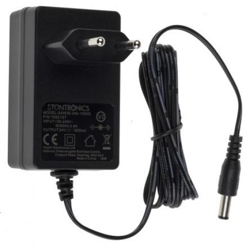 RS PRO Adaptér AC/DC 24 W, výstup: 24V dc, počet výstupů: 1 2.1 x 5.5 x 12 mm Kladný pól na středu, 2.5 x 5.5 x 12 mm