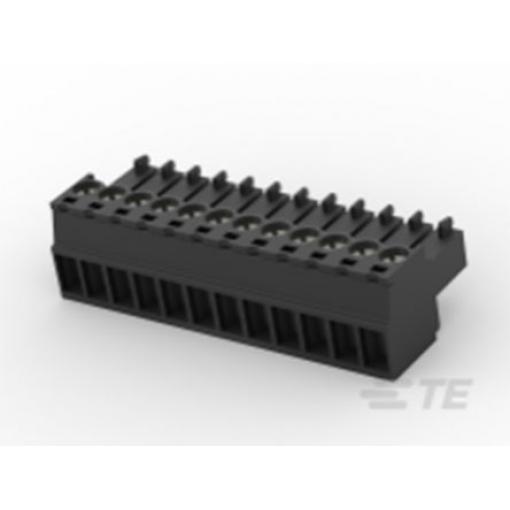 TE Connectivity Zásuvný blok Terminal, řada: TB, rozteč: 3.5 mm, počet řad: 1, počet kontaktů: 12, orientace těla: