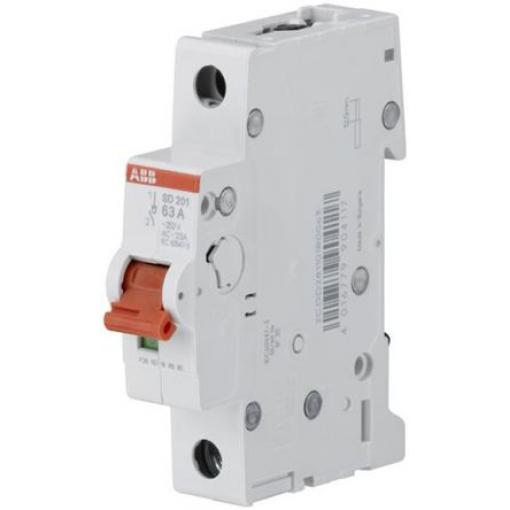ABB Oddělovací (hlavní) vypínač, rozsah: SD201 1pólový Lišta DIN IP40, IP20 25 A