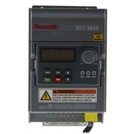 Měnič kmitočtu, řada: EFC 5610 0.75 kW 1 400Hz 230 V ac IP20 Bosch Rexroth 4.1 A
