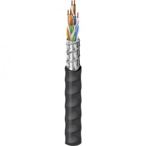 Audio kabel, řada: 2183R Stíněný Belden 4 305 m, Černá