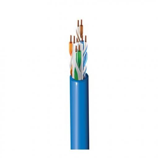 Belden Cat6a Ethernetové kabely, řada: 2200ENH, Modrá, Nízko dýmivý bezhalogenový, 72V 500 m, typ pláště: Stíněné