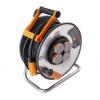 Prodlužovací cívka, řada: ProfessionalLine, délka kabelu: 40m 40m 3 x 1.5mm² 4 zásuvky H07RN-F, 230 V AC CEE 7/7