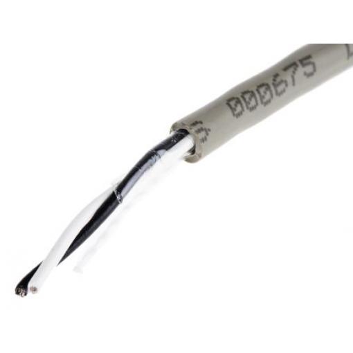 Datový kabel, řada: Pro-Tekt 1 párů v balení, Polyvinylchlorid, 300 V 0.23 mm², chování ohně: Samozhášecí Alpha Wire 100