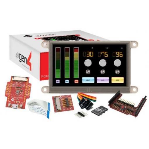 4D Systems gen4 4.3 in Displej kompatibilní s platformou Arduino Rezistivní dotyková obrazovka