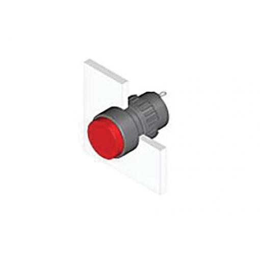 EAO Kontrolka, řada: 31 LED, průměr výřezu: 16 mm IP40 Kulatý