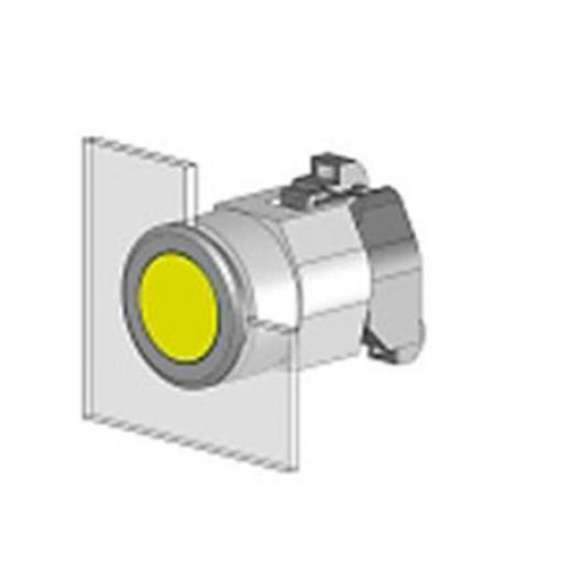 EAO Kontrolka, řada: EAO 04 Panel LED Červená, průměr výřezu: 31 mm IP65 Kulatý