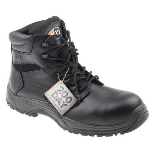 HRO, řada: Bison Bezpečnostní obuv, Kompozit 11, Černá Ano V12 Footwear 46 SRC