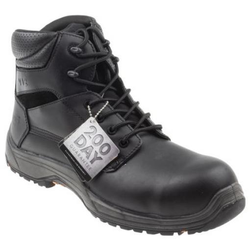 HRO, řada: Bison Bezpečnostní obuv, Kompozit 12, Černá Ano V12 Footwear 47 SRC