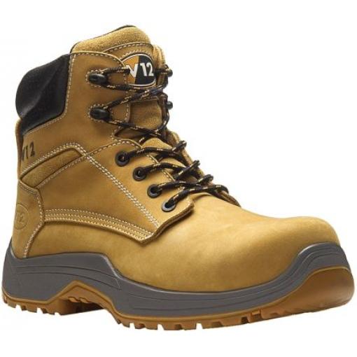 HRO, řada: Puma Bezpečnostní obuv, Kompozit 11, Hnědá Ano V12 Footwear 46 SRC