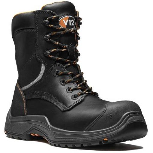 HRO, řada: Avenger Bezpečnostní obuv, Kompozit 8, Černá Ano V12 Footwear 42 SRC