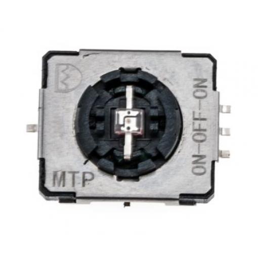 Tlačítkový otočný spínač 50 mA 12V dc