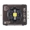 Tlačítkový otočný spínač 50 mA 12V dc