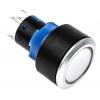 RS PRO Tlačítkový spínač, řada: KPB22 IP65 SPDT Panel Okamžité Osvětlené 22.2 mm 5 A, barva LED: Modrá 36 V dc 250 V ac