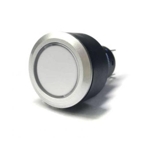 RS PRO Tlačítkový spínač, řada: KPB22 IP65 SPDT Panel Okamžité Osvětlené 22.2 mm 5 A, barva LED: Modrá 36 V dc 250 V ac