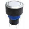 RS PRO Tlačítkový spínač, řada: KPB22 IP65 SPDT Panel Okamžité Osvětlené 22.2 mm 5 A 36 V dc 250 V ac