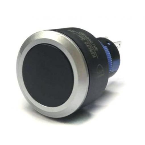 RS PRO Tlačítkový spínač, řada: KPB22 IP65 DPDT Panel Okamžité 22.2 mm 5 A 36 V dc 250 V ac