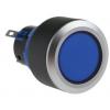 RS PRO Tlačítkový spínač, řada: KPB22 IP65 SPDT Panel Okamžité Osvětlené 22.2 mm 5 A, barva LED: Modrá 36 V dc 250 V ac