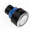 RS PRO Tlačítkový spínač, řada: KPB22 IP65 DPDT Panel Okamžité Osvětlené 22.2 mm 5 A, barva LED: Červená 36 V dc 250 V