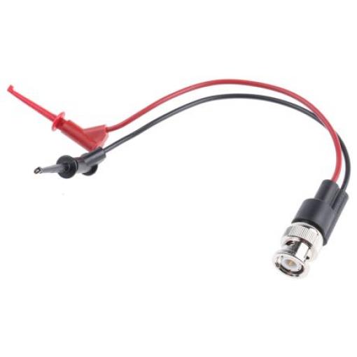Pomona Zkušební vodič BNC, Černá, Červená, délka kabelů: 140 mm, 150 V ac, Polypropylen