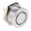 RS PRO Tlačítkový spínač, řada: MPB16 IP67 SPST Panel Okamžité Osvětlené 16 mm 2 A, barva LED: Červená 36 V dc