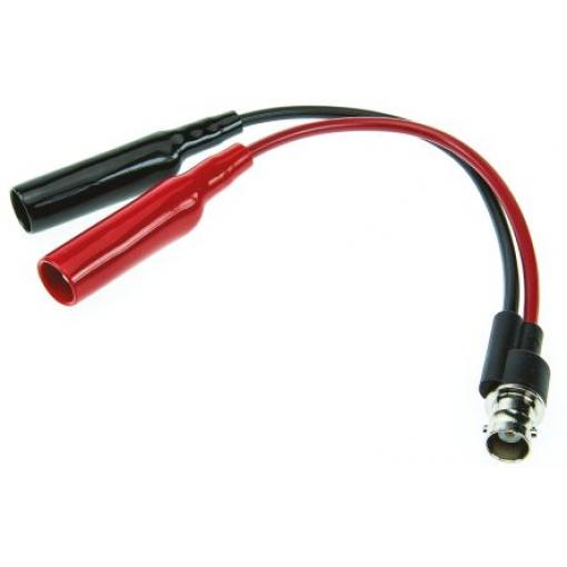 Pomona Zkušební vodič BNC, Červená, Černá, délka kabelů: 130 mm, 150 V ac, Polypropylen