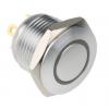 RS PRO Tlačítkový spínač, řada: MPB16 IP67 SPST Panel Okamžité Osvětlené 16 mm 2 A, barva LED: Žlutá 36 V dc
