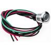 RS PRO Tlačítkový spínač, řada: MPB16 IP67 SPST Panel Okamžité Osvětlené 16 mm 2 A, barva LED: Bílá 36 V dc