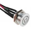 RS PRO Tlačítkový spínač, řada: MPB16 IP67 SPST Panel Okamžité Osvětlené 16 mm 2 A, barva LED: Červená 36 V dc