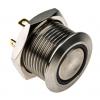 RS PRO Tlačítkový spínač, řada: MPB16 IP67 SPST Panel Okamžité Osvětlené 16 mm 2 A, barva LED: Zelená 36 V dc