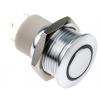RS PRO Tlačítkový spínač, řada: MPB16 IP67 SPST Panel Blokování Osvětlené 16 mm 2 A, barva LED: Zelená, Červená 24 V dc