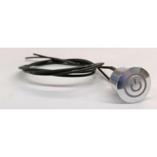 RS PRO Tlačítkový spínač, řada: MPB16 IP67 SPST Panel Okamžité 16 mm 2 A 36 V dc