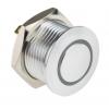 RS PRO Tlačítkový spínač, řada: MPB16 IP67 SPST Panel Okamžité Osvětlené 16 mm 2 A, barva LED: Červená, Zelená 36 V dc