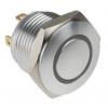 RS PRO Tlačítkový spínač, řada: MPB16 IP67 SPST Panel Okamžité Osvětlené 16 mm 2 A, barva LED: Červená, Zelená 36 V dc
