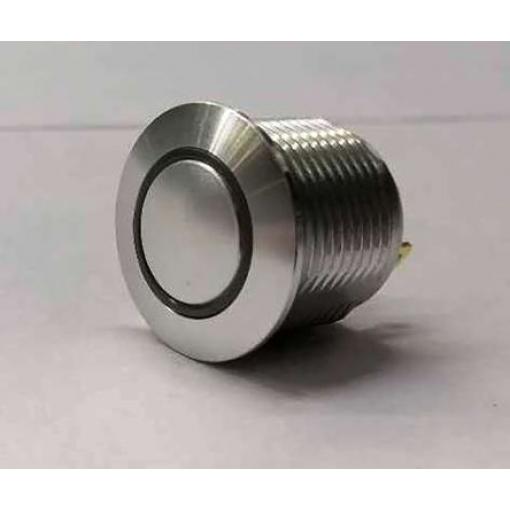 RS PRO Tlačítkový spínač, řada: MPB16 IP67 SPST Panel Okamžité Osvětlené 16 mm 2 A, barva LED: Modrá, Zelená, Červená 36