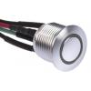 RS PRO Tlačítkový spínač, řada: MPB16 IP67 SPST Panel Okamžité Osvětlené 16 mm 2 A, barva LED: Zelená, Červená 36 V dc