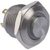 RS PRO Tlačítkový spínač, řada: MPB16 IP67 SPST Panel Okamžité Osvětlené 16 mm 2 A, barva LED: Žlutá 36 V dc
