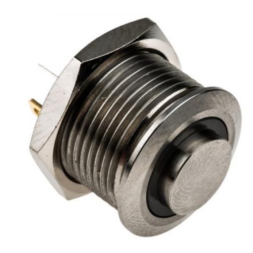 RS PRO Tlačítkový spínač, řada: MPB16 IP67 SPST Panel Okamžité Osvětlené 16 mm 2 A, barva LED: Modrá, Zelená, Červená 36