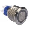 RS PRO Tlačítkový spínač, řada: MPB22 IP67 DPDT Panel Okamžité Osvětlené 22.2 mm 5 A, barva LED: Žlutá 12 V dc 250 V ac