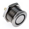 RS PRO Tlačítkový spínač, řada: MPB16 IP67 SPST Panel Okamžité Osvětlené 16 mm 2 A, barva LED: Modrá 36 V dc